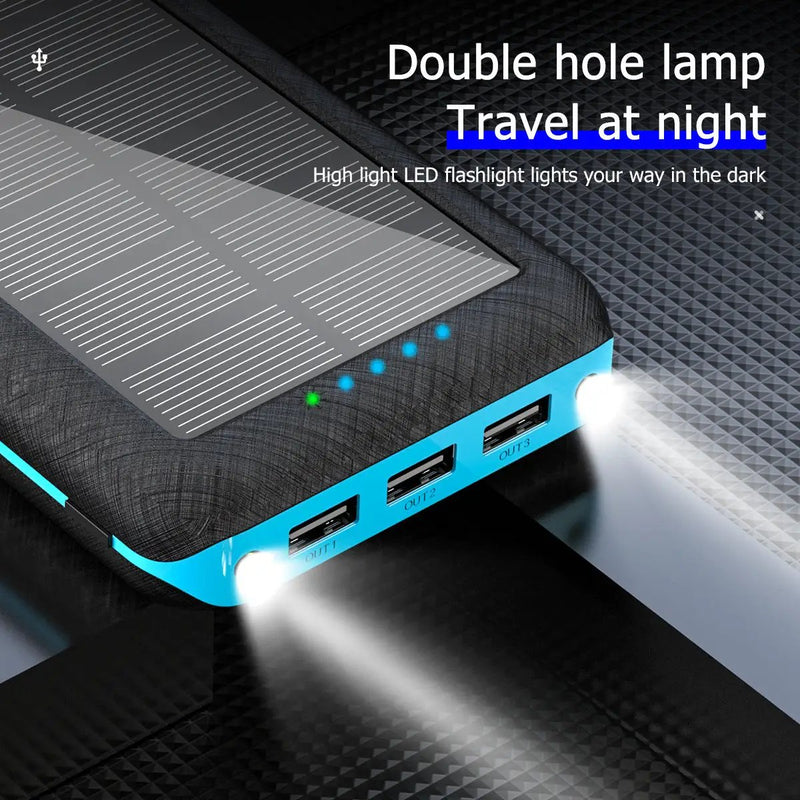 30000mAh Solar Power Bank with 3 USB Outputs by Mead's Supply & Equipment Outfitters limited