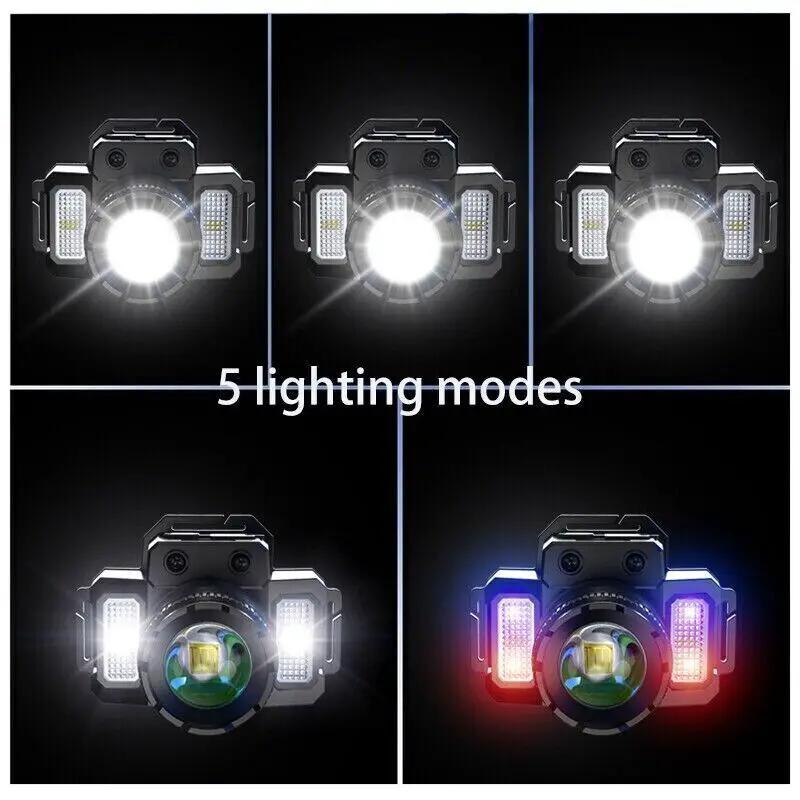 Super Bright LED Headlamp Rechargeable Headlight Zoomable Head Torch Lamp Flashlight by China Dropship