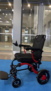 Kiwi Grab Kiwi Grab Ultra Light Folding Electric Wheelchair MK9005 Red Ultra Light Folding Electric Wheelchair MK9005 Red