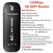 4G LTE Portable WiFi Router & Mobile Hotspot (8 different variants available) by Habicare