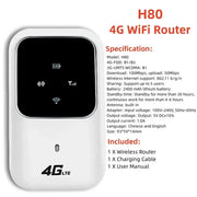 4G LTE Portable WiFi Router & Mobile Hotspot (8 different variants available) by Habicare
