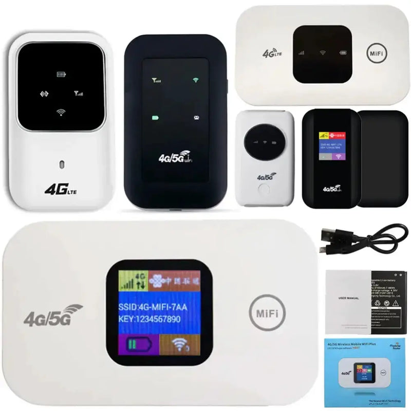 4G LTE Portable WiFi Router & Mobile Hotspot (8 different variants available) by Habicare