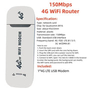 4G LTE Portable WiFi Router & Mobile Hotspot (8 different variants available) by Habicare