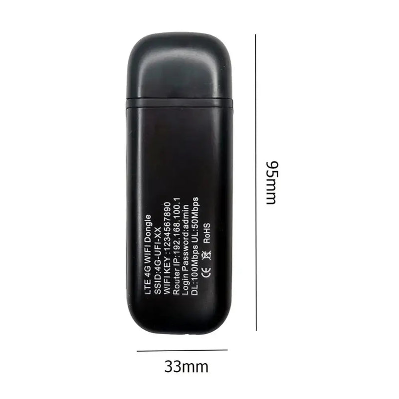 4G LTE USB WiFi Dongle & Mobile Hotspot (available in White & Black) by Habicare