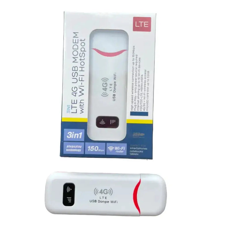 4G LTE USB WiFi Dongle & Mobile Hotspot (available in White & Black) by Habicare