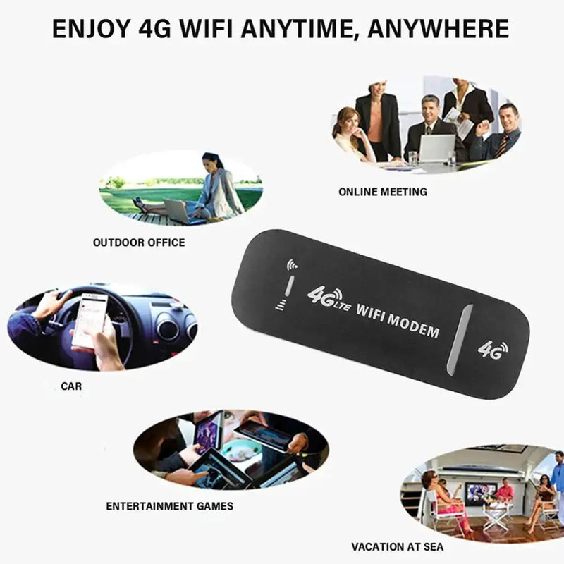 4G LTE USB WiFi Dongle & Mobile Hotspot (available in White & Black) by Habicare