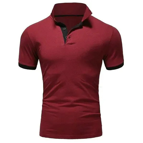 Men's Casual Cotton Polo Shirt - Slim Fit Short Sleeve Polo for Meetings and Events | Plus Size Available by Mead's Supply & Equipment Outfitters limited