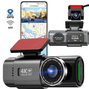 4K UHD Dash Cam with WiFi & GPS (different sizes and models available) by Habicare