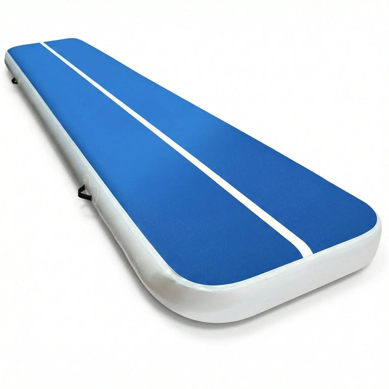 SportZone.co.nz Sports & Fitness > Fitness Accessories Everfit 4m X 1m Inflatable Air Track Mat 20cm Thick Blue and White Everfit Inflatable Air Track Mat 4m X 1m 20cm Thick