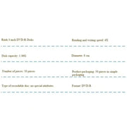 Habicare Ritek 8cm Mini DVD-R 1.46GB Blank Recordable Discs (4PCS) Ritek 8cm Mini DVD-R 1.46GB Blank Recordable Discs (4PCS)