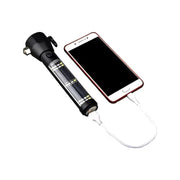 Solar USB Rechargeable LED Flashlight - High-Intensity Outdoor Light with Dual Charging by Mead's Supply & Equipment Outfitters limited