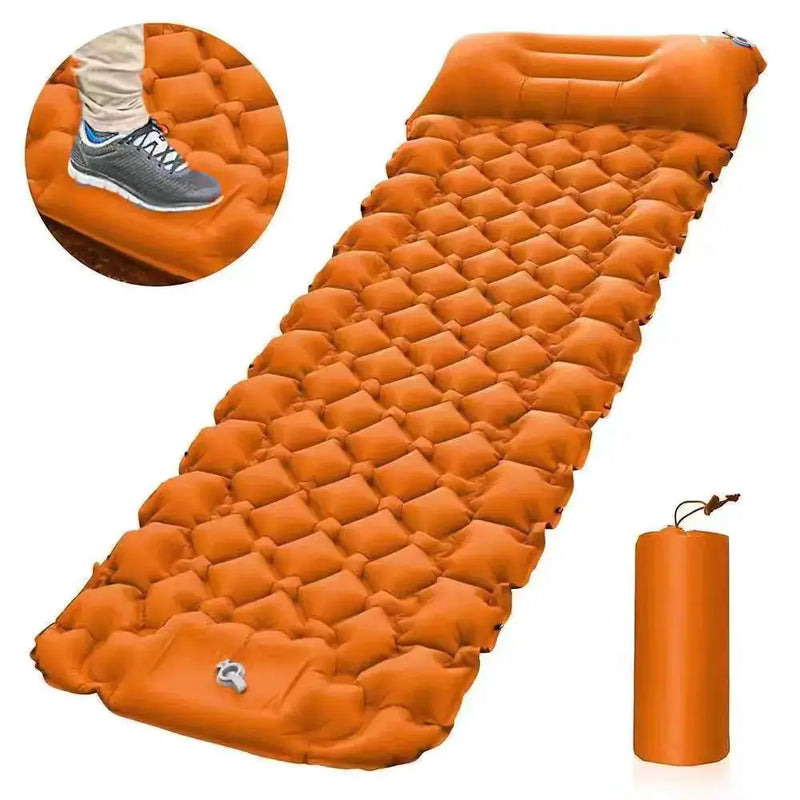 Portable Inflatable Camping Mattress - 196x68x8cm Lightweight Sleeping Pad | Moisture-Proof by Mead's Supply & Equipment Outfitters limited