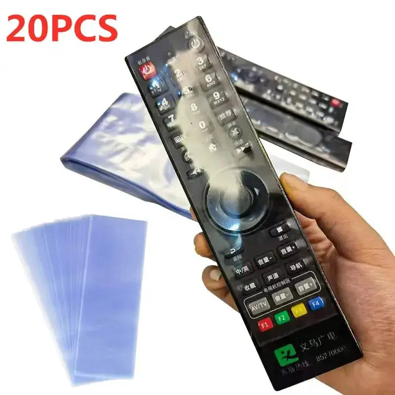 Habicare 5/10/20PCS Transparent Shrink Film Bag Anti-dust Protective Case Cover For TV Air Conditioner Remote Control Shrink Plastic 5/10/20PCS Transparent Shrink Film Bag Anti-dust Protective Case Cover For TV Air Conditioner Remote Control Shrink Plastic