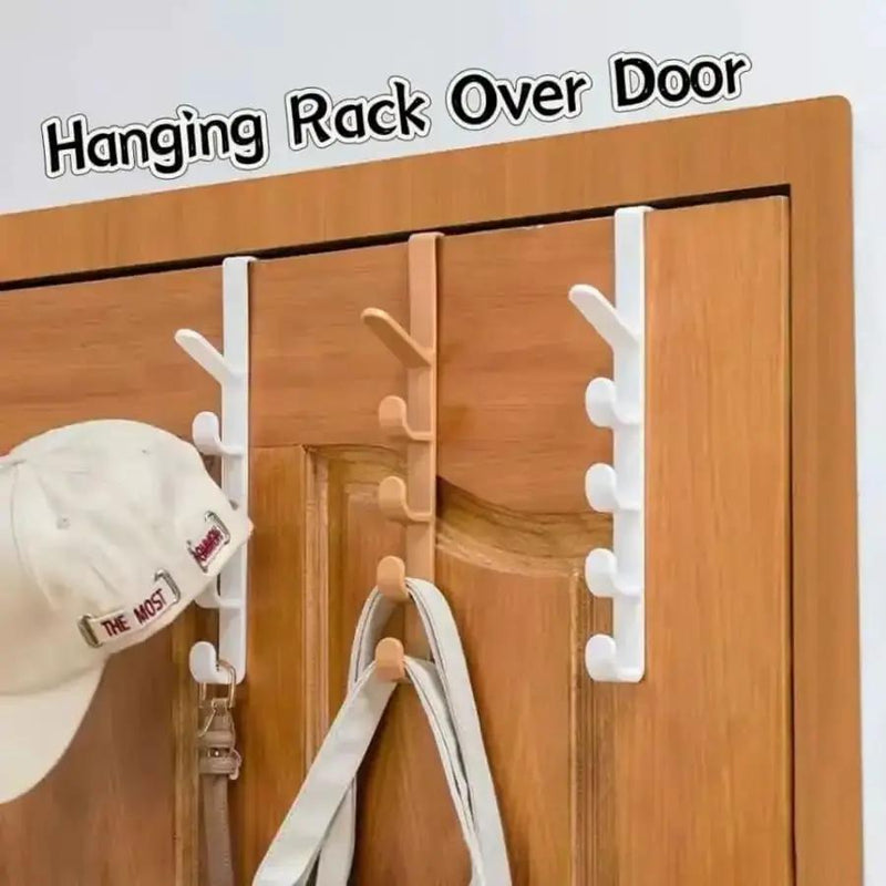 5 Hook Over Door Hangar Rack by 9eight5