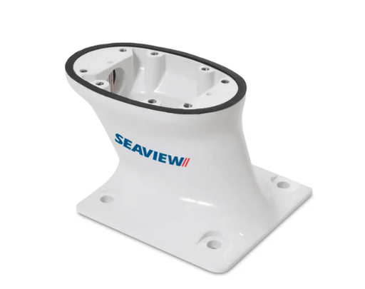 5 inch Modular Mount AFT RAKED with 7x7 base plate and light bar compatibility by Seaview