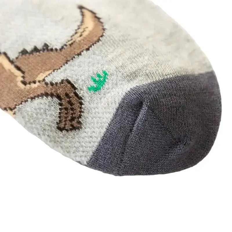 5 Pairs Boys' Dinosaur Socks – Soft & Breathable (4 sizes available) by Habicare