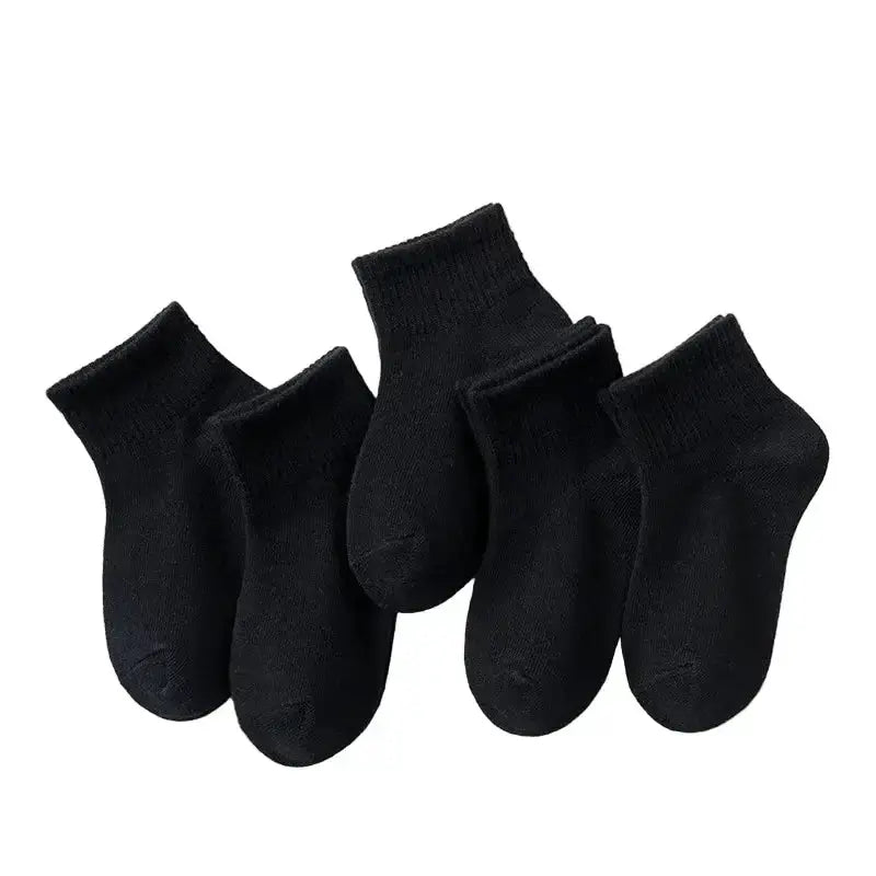 5 Pairs of Cotton Socks – For Boys & Girls (1–12 Years) by Habicare
