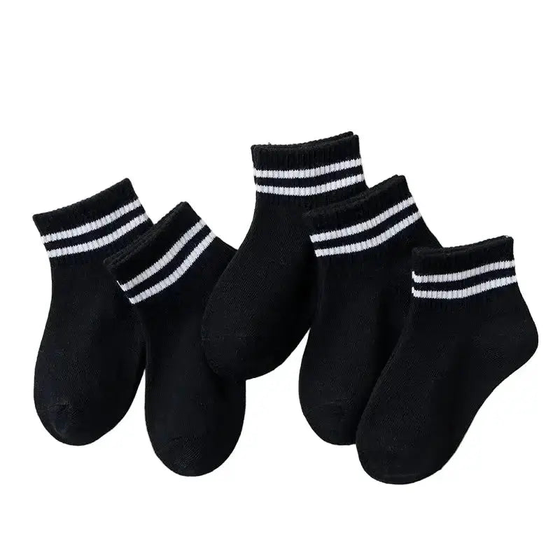 5 Pairs of Cotton Socks – For Boys & Girls (1–12 Years) by Habicare