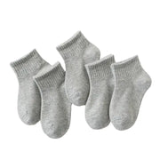 5 Pairs of Cotton Socks – For Boys & Girls (1–12 Years) by Habicare