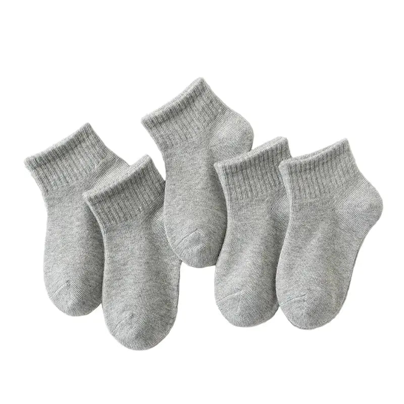 5 Pairs of Cotton Socks – For Boys & Girls (1–12 Years) by Habicare