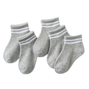 5 Pairs of Cotton Socks – For Boys & Girls (1–12 Years) by Habicare