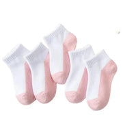 5 Pairs of Cotton Socks – For Boys & Girls (1–12 Years) by Habicare