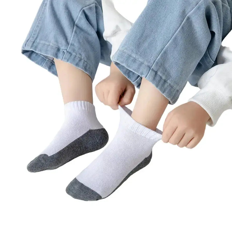 5 Pairs of Cotton Socks – For Boys & Girls (1–12 Years) by Habicare