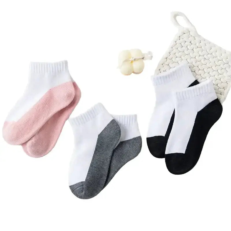 5 Pairs of Cotton Socks – For Boys & Girls (1–12 Years) by Habicare