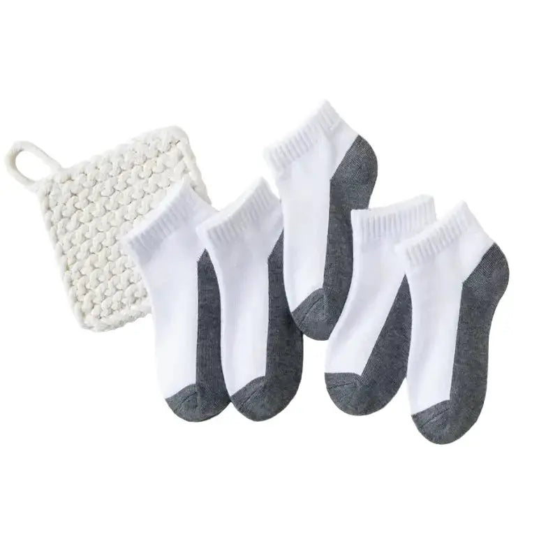 5 Pairs of Cotton Socks – For Boys & Girls (1–12 Years) by Habicare