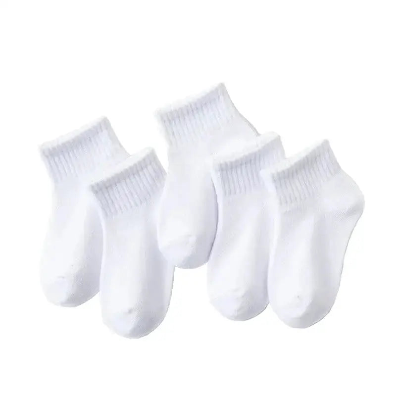 5 Pairs of Cotton Socks – For Boys & Girls (1–12 Years) by Habicare