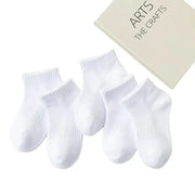 5 Pairs of Cotton Socks – For Boys & Girls (1–12 Years) by Habicare