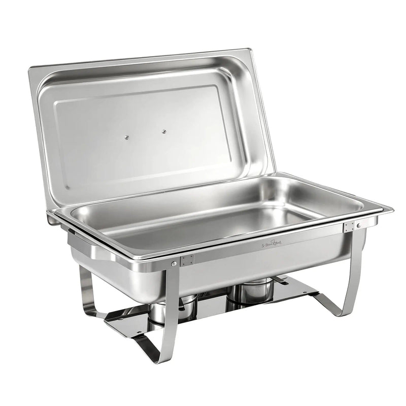 SportZone.co.nz Appliances > Kitchen Appliances > Food Warmers & Chafing Dishes 5-Star Chef Chafing Dish 9L 1-Pan Buffet Warmer Food Warmer Catering Server 5-Star Chef Chafing Dish 9L 1-Pan Buffet Warmer Food Warmer Catering Server