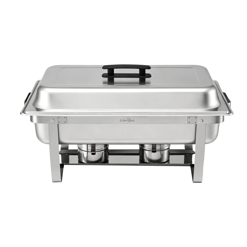 SportZone.co.nz Appliances > Kitchen Appliances > Food Warmers & Chafing Dishes 5-Star Chef Chafing Dish 9L 1-Pan Buffet Warmer Food Warmer Catering Server 5-Star Chef Chafing Dish 9L 1-Pan Buffet Warmer Food Warmer Catering Server