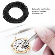 500 Piece Set of Watch O-rings 0.8mm/31-40mm (for waterproof watches) by That Watch Shop