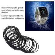 500 Piece Set of Watch O-rings 0.8mm/31-40mm (for waterproof watches) by That Watch Shop