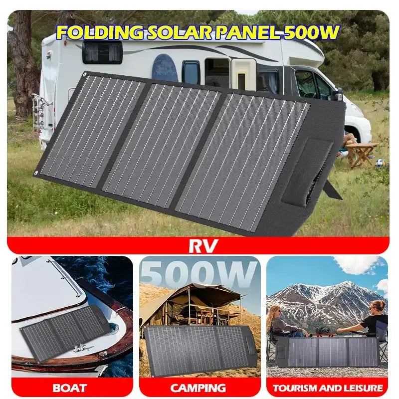 50W Foldable Solar Charger for Camping by Habicare