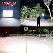 500W Solar Rechargeable Flood Light IP66 Waterproof Portable Camping & Emergency Lantern Power Bank by Habicare