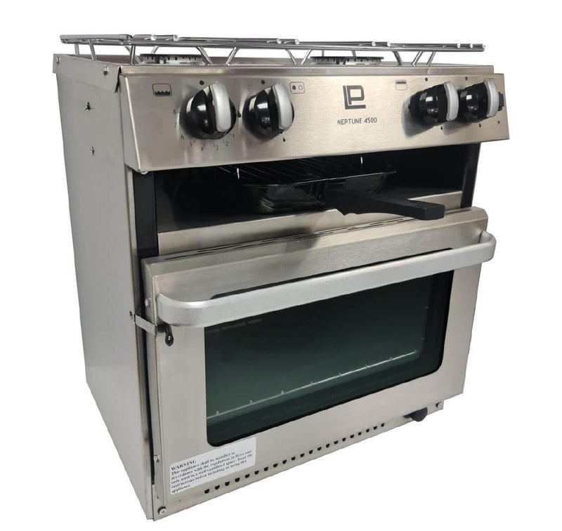 MaXtek Marine Oven with 2 burner and Grill Only the Oven, stainless steel construction, and separate grill.