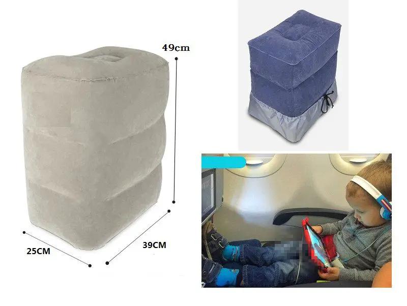 Foot Rest Portable Inflatable Stool Pillow Air Travel Home Relax Footrest Pad by dealonline.co.nz