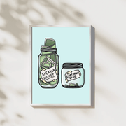 Sneaker Money by Blank Wall Print Shop