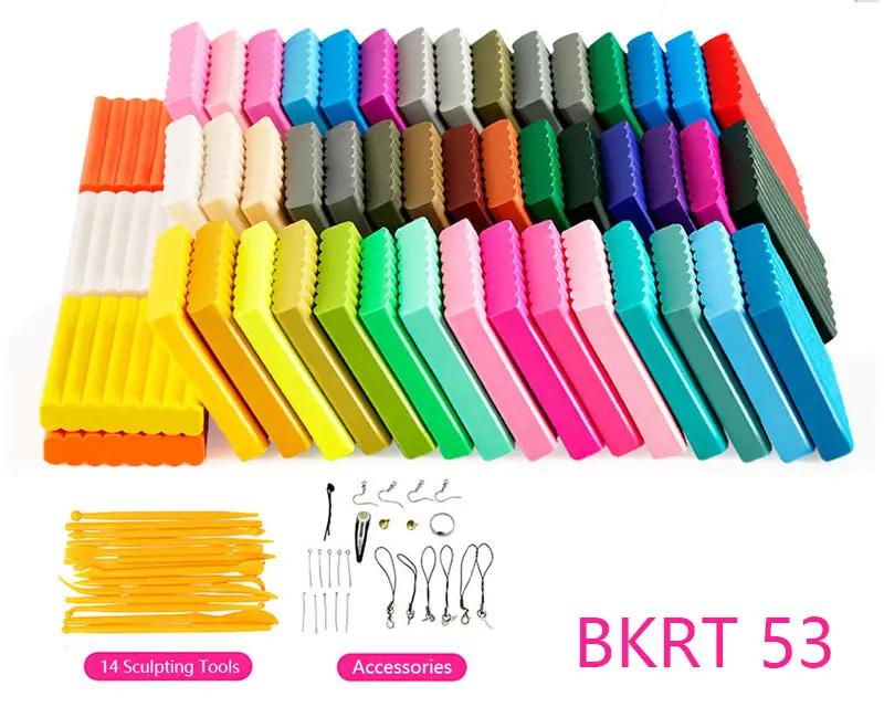 Polymer Clay Oven Bake Clay Modelling Clay - 50 Colors by Resin Art NZ