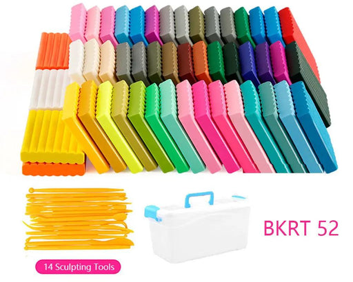 Polymer Clay Oven Bake Clay Modelling Clay - 50 Colors by Resin Art NZ