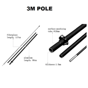 2.8M POLE - for 2M Feather Banner Flag by dealonline.co.nz