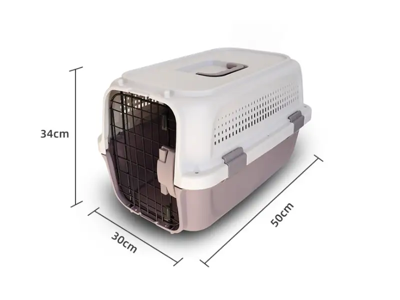 50CM PURPLE - Dog/Cat Airline Travel Cage/Carrier by dealonline.co.nz