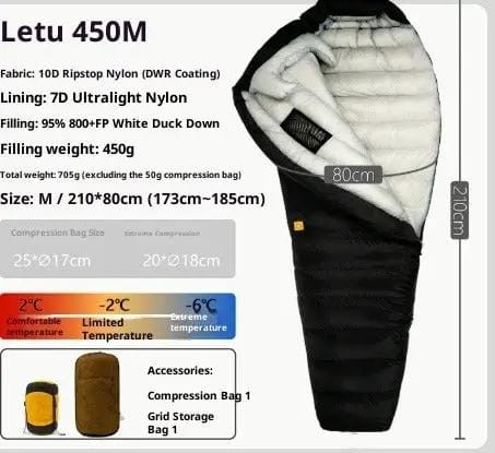 Mead's Supply & Equipment Outfitters limited Sleeping Bags Ultralight Down Sleeping Bag for Camping & Hiking Ultralight Down Sleeping Bag for Camping & Hiking