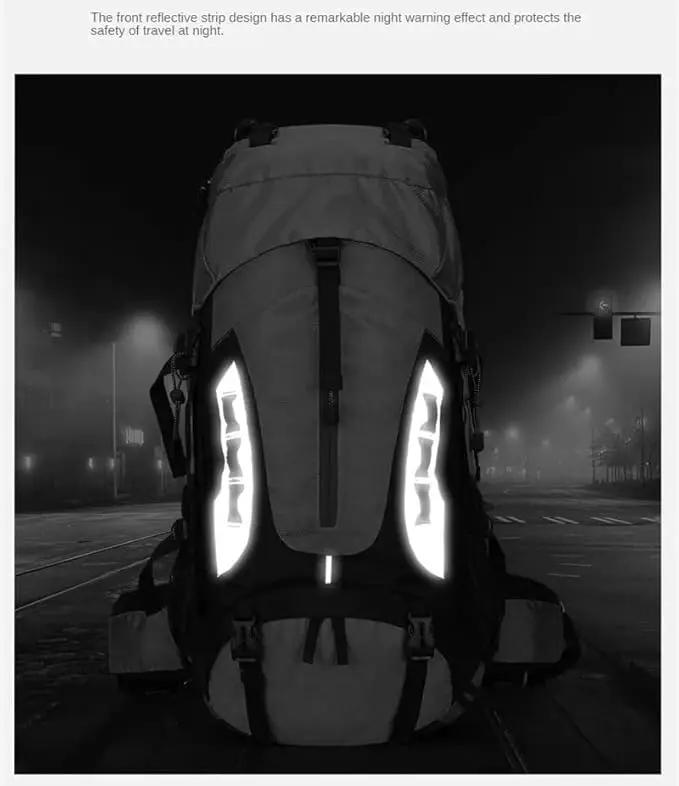 60L Camping & Hiking Backpack – Lightweight Travel Backpack for Outdoor Adventures HNHM1111 by ECOTREK