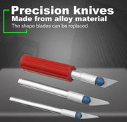 13pcs Hobby Knife Blade Craft Cutter Knife Set With Case Precision knife set by salelink.co.nz