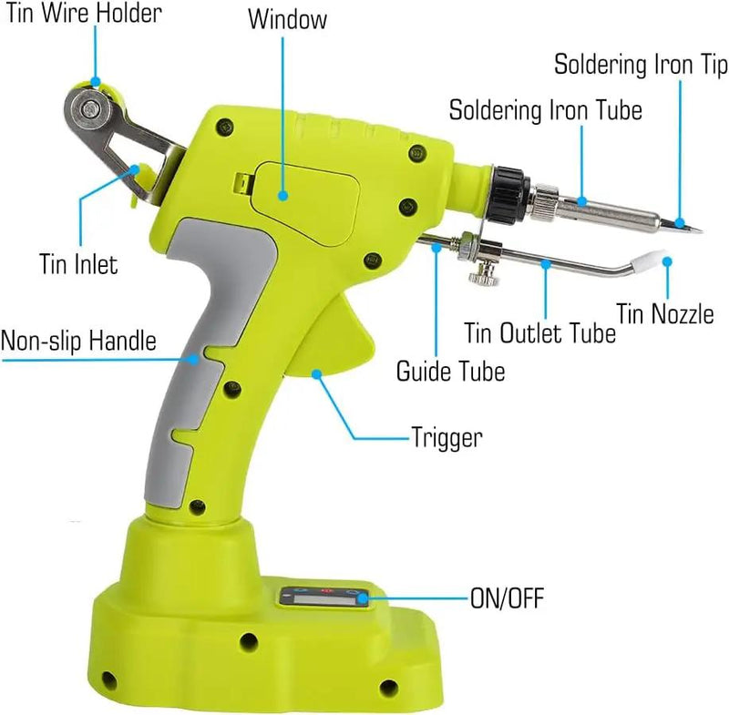 Soldering Welding Welder Iron for Ryobi 18V Battery by salelink.co.nz