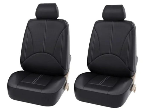 PU Leather Car Seat Cover Protector for 2 Front Seats Set by dealonline.co.nz
