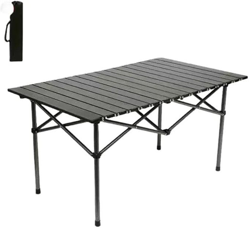 120 cm Portable Folding Camping Table – Roll-Up Outdoor Cooking & Picnic Table ZF74110 by ECOTREK